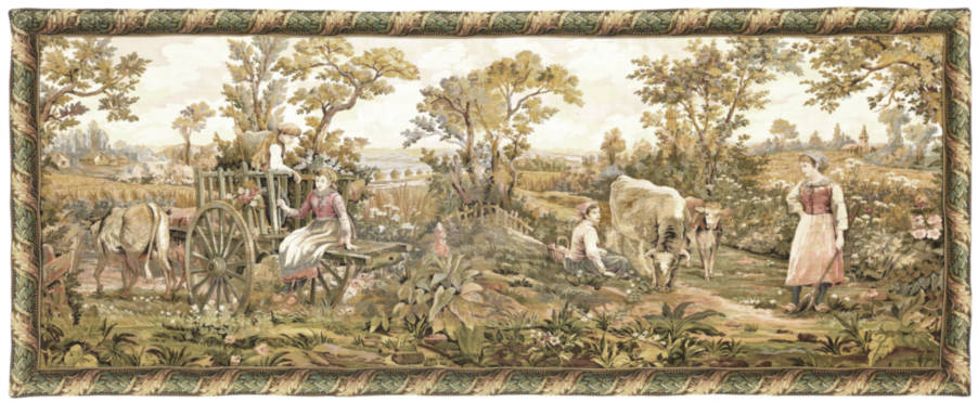 Paisaje Rural Tapices de pared Románticos y Pastorales - Mille Fleurs Tapestries