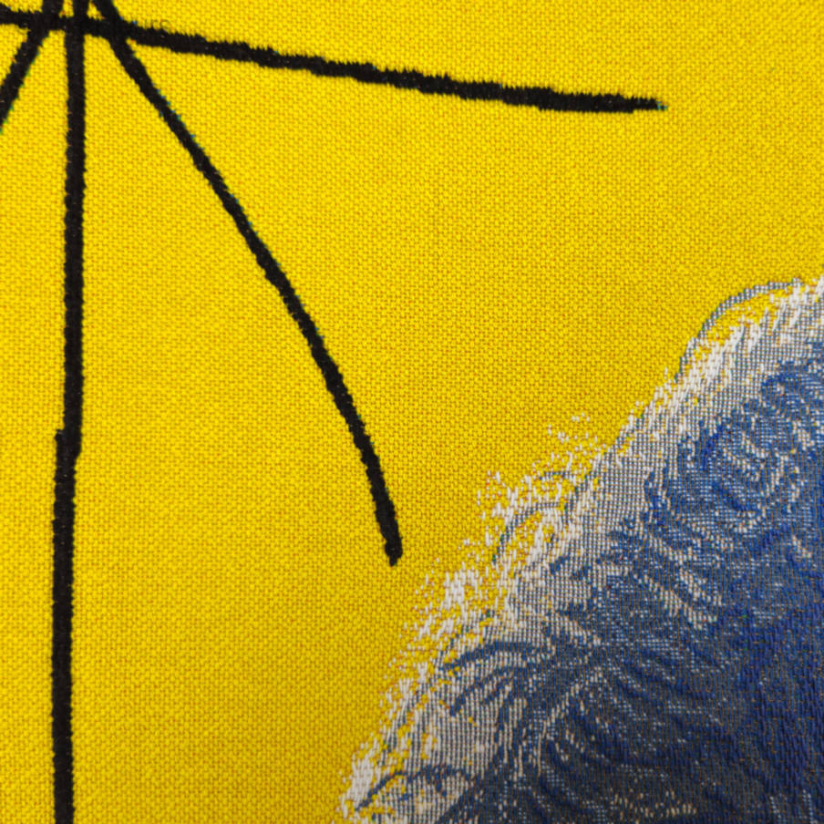 Goud van Azuur (Joan Miró) Wandtapijten Meesterwerken - Mille Fleurs Tapestries