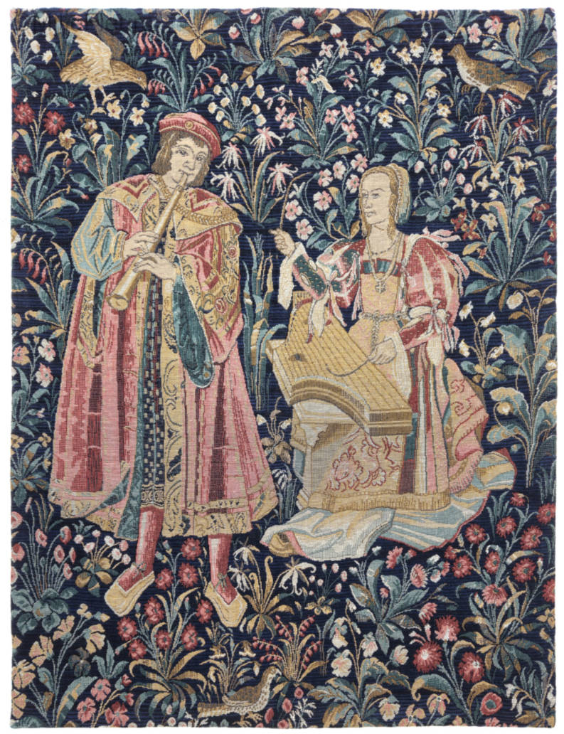 Middeleeuws Concert Wandtapijten Andere Middeleeuwse - Mille Fleurs Tapestries