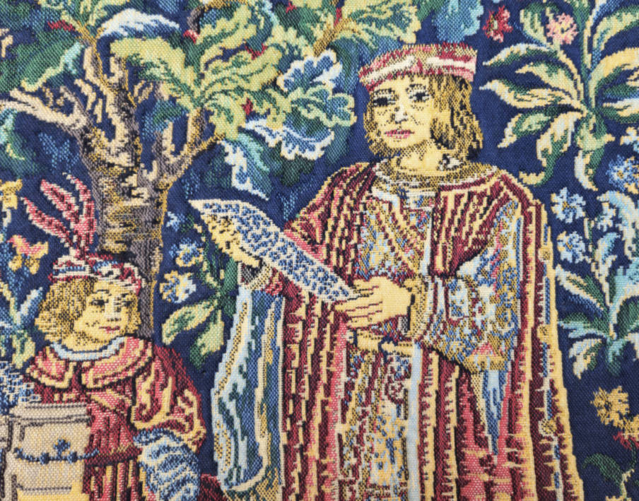 Cour Médiévale Tapisseries murales Autres Médiévales - Mille Fleurs Tapestries
