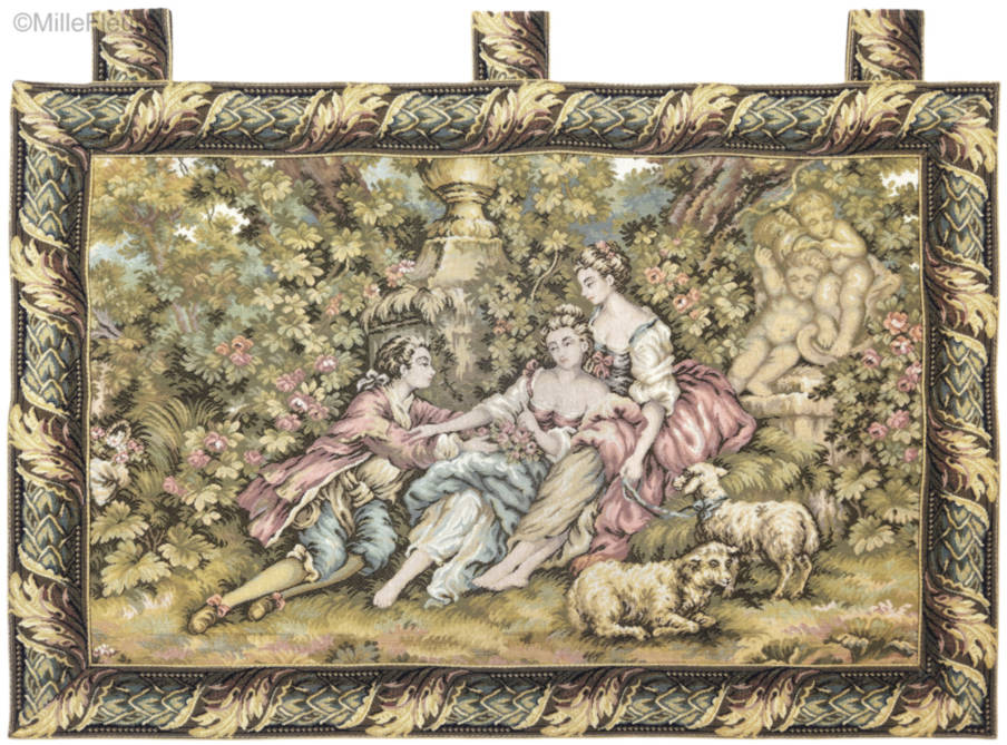 Cortesía Tapices de pared Románticos y Pastorales - Mille Fleurs Tapestries