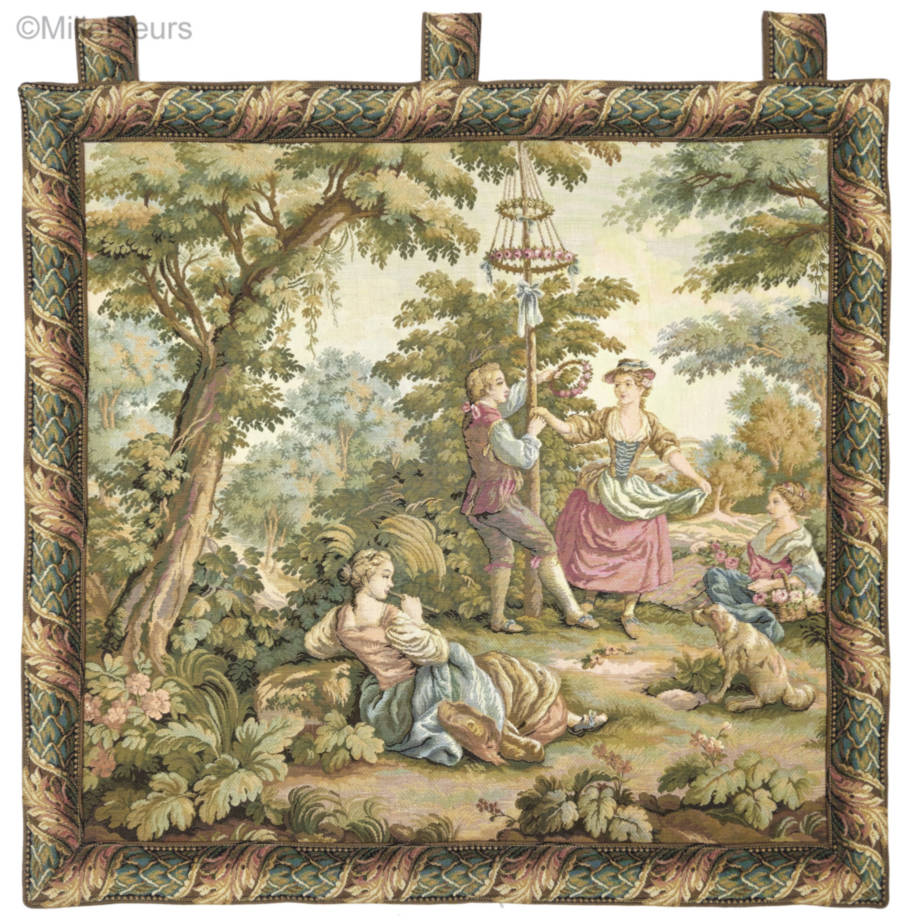 Tree of May Wall tapestries Romantic and Pastoral - Mille Fleurs Tapestries