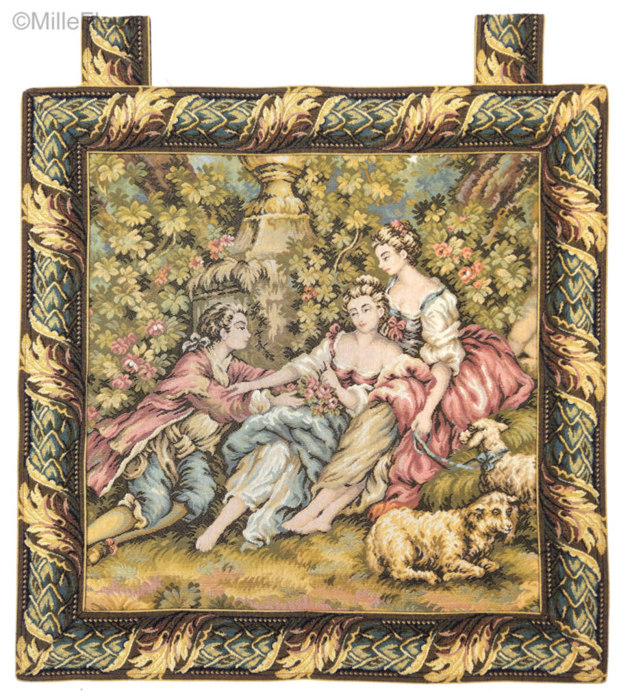 Cortesía Tapices de pared Románticos y Pastorales - Mille Fleurs Tapestries