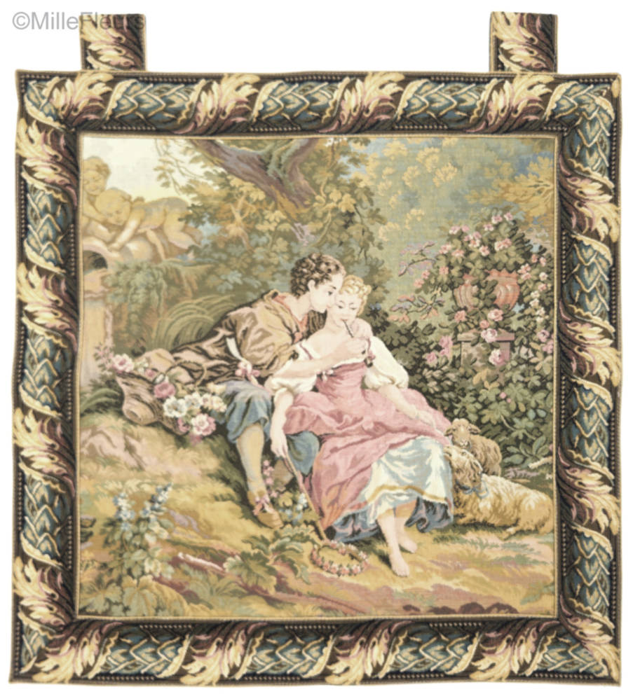 Courtesy Wall tapestries Romantic and Pastoral - Mille Fleurs Tapestries