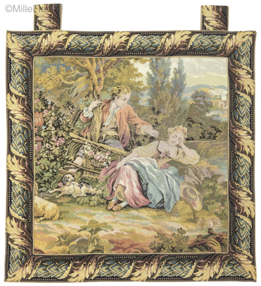 Courtesy Wall tapestries Romantic and Pastoral - Mille Fleurs Tapestries