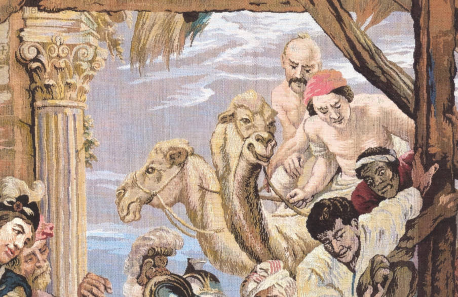 Aanbidding door de Koningen (Rubens) Wandtapijten Religieus - Mille Fleurs Tapestries