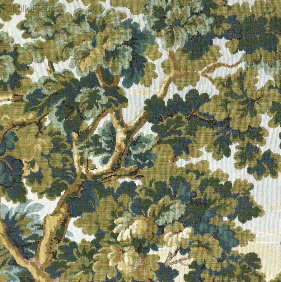 Dorp in het Bos Wandtapijten Verdures - Mille Fleurs Tapestries