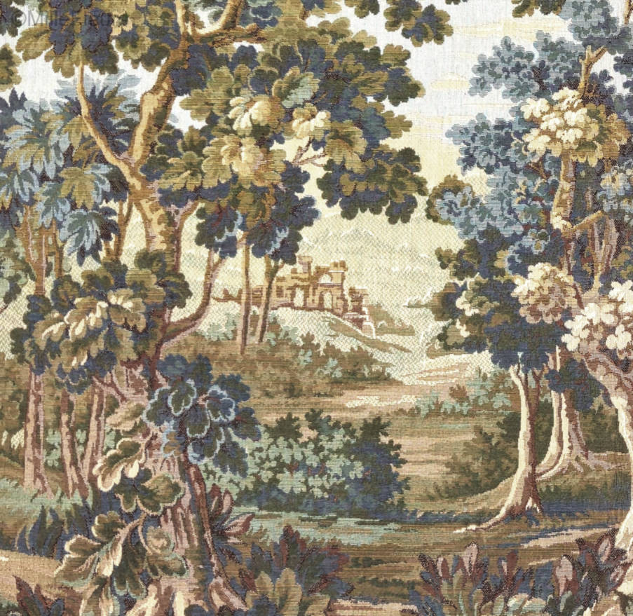 Village in the Forest Wall tapestries Verdures - Mille Fleurs Tapestries