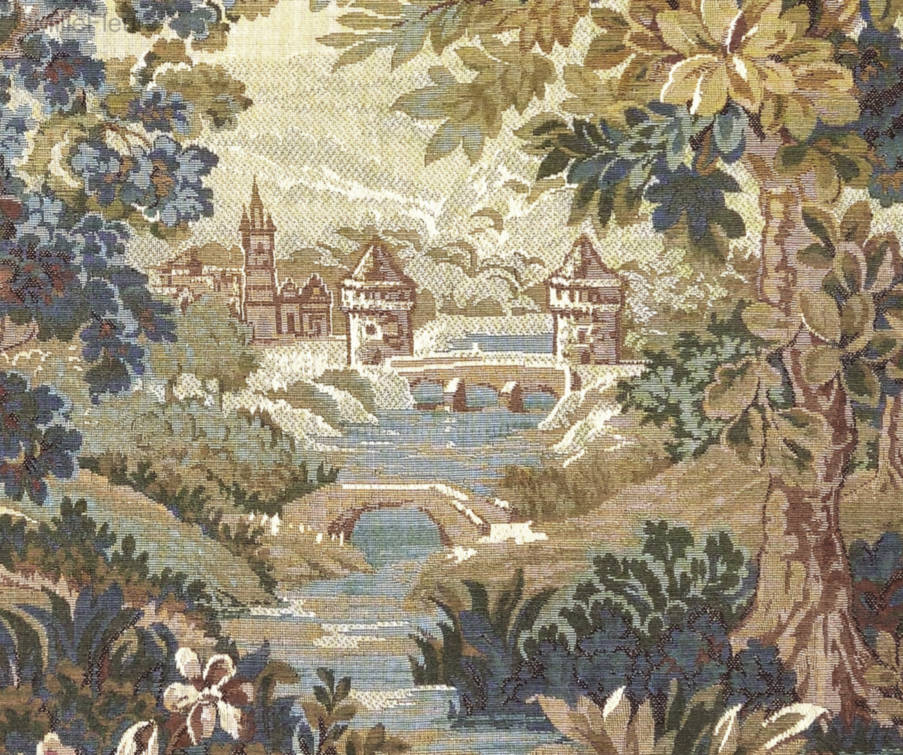 Village in the Forest Wall tapestries Verdures - Mille Fleurs Tapestries