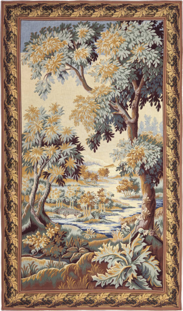 El Bosque de Clairmarais Tapices de pared Verdure - Mille Fleurs Tapestries