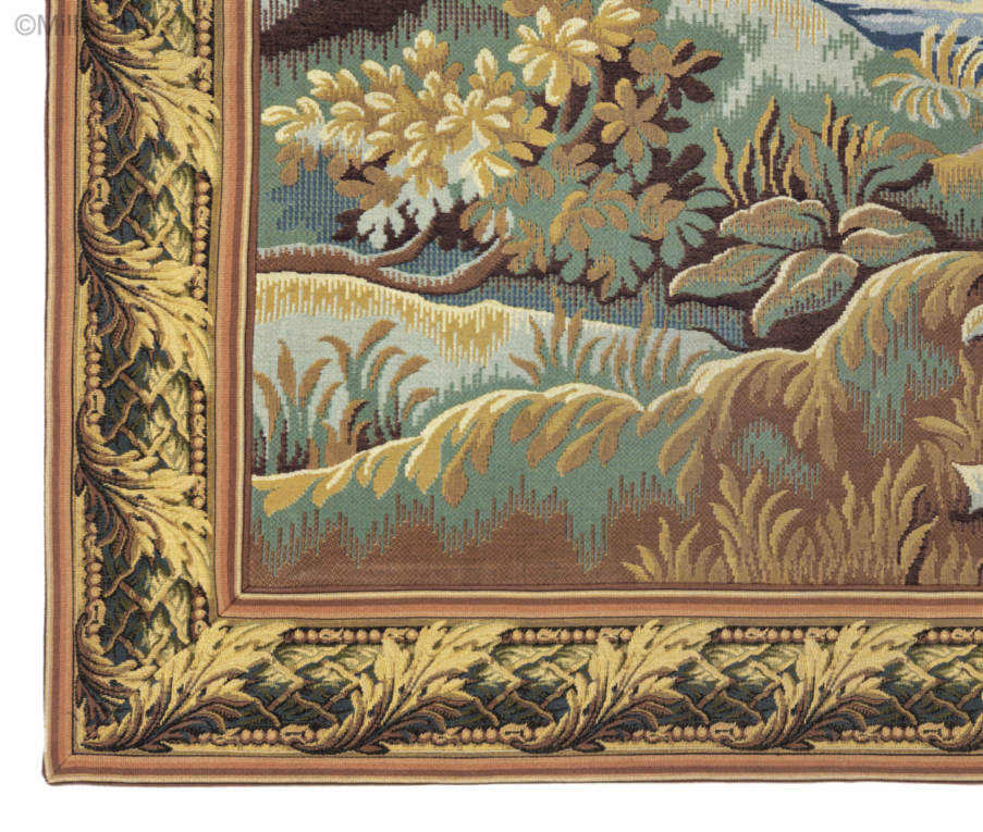 The Forest of Clairmarais Wall tapestries Verdures - Mille Fleurs Tapestries