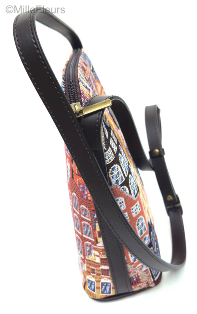 schoudertas Handtassen Brugse Charme - Mille Fleurs Tapestries