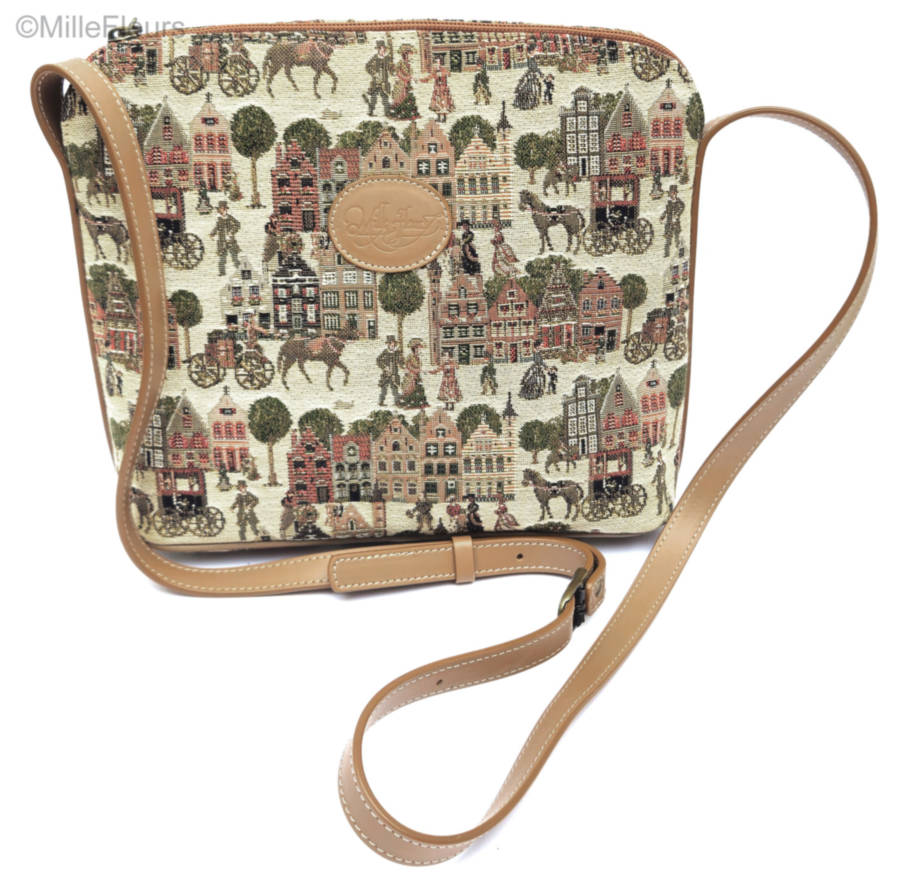 Bolso de Hombro Bolsas Mercado Brujas - Mille Fleurs Tapestries