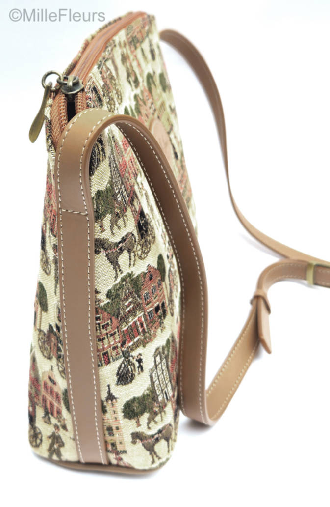 Bolso de Hombro Bolsas Mercado Brujas - Mille Fleurs Tapestries