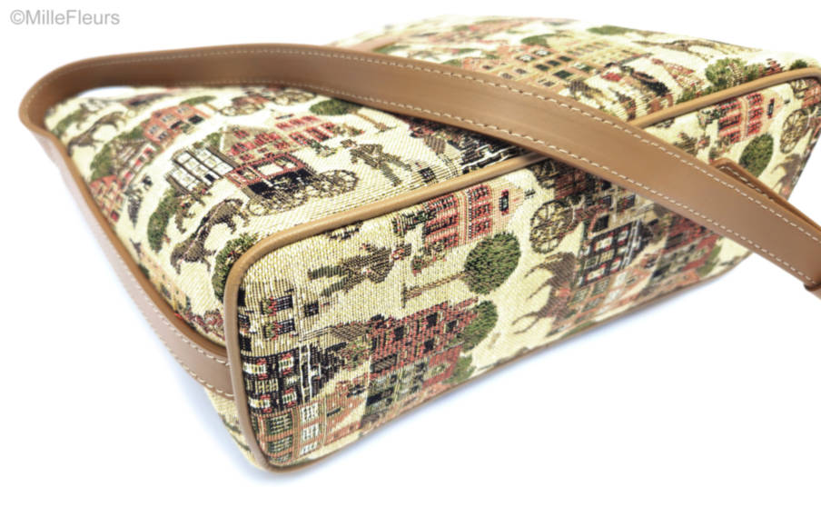 Bolso de Hombro Bolsas Mercado Brujas - Mille Fleurs Tapestries