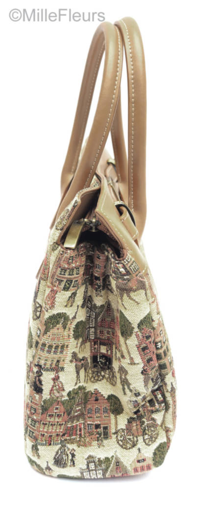 Bolso con correa extra Bolsas Mercado Brujas - Mille Fleurs Tapestries