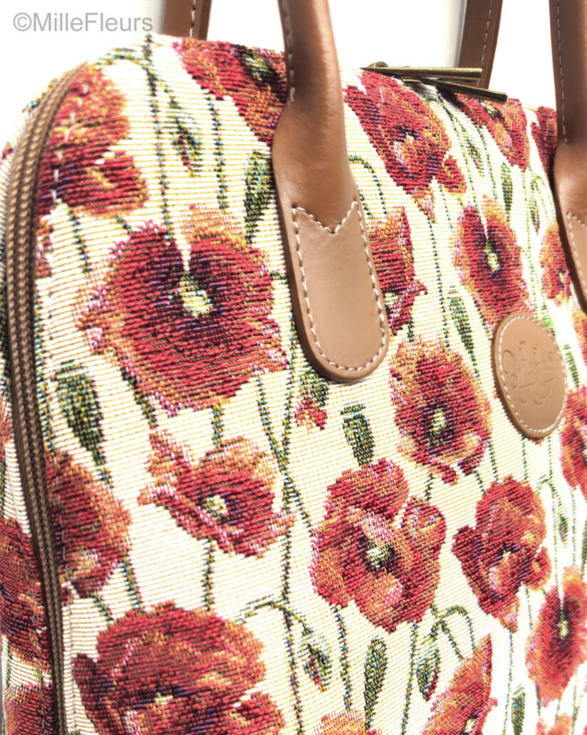 handbag with extra strap, beige Bags & purses Flanders Fields - Mille Fleurs Tapestries