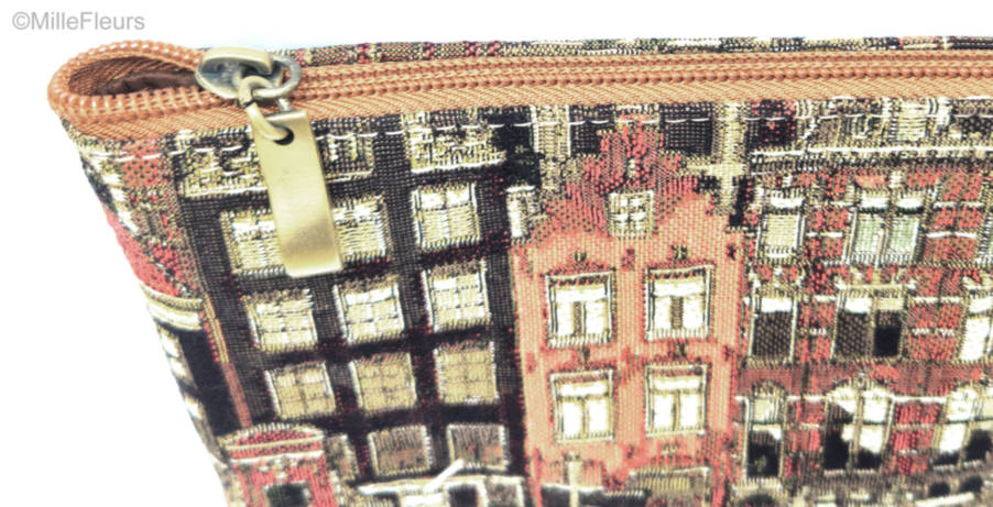 MacBook-hoes Handtassen Vlaamse Huizen - Mille Fleurs Tapestries
