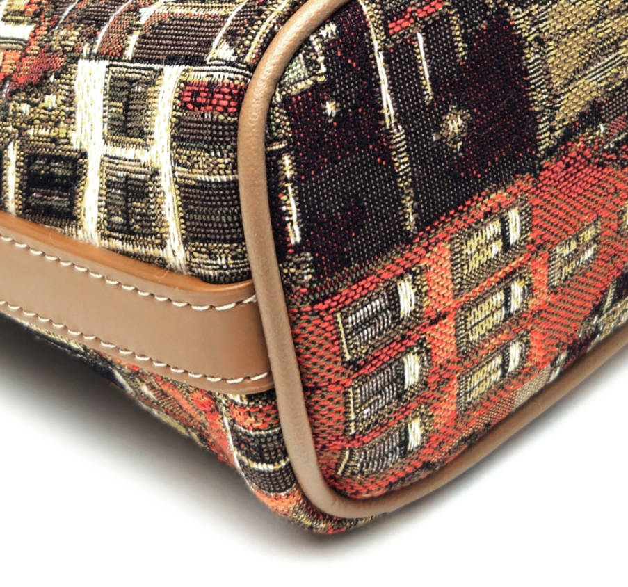 Schoudertas Handtassen Vlaamse Huizen - Mille Fleurs Tapestries