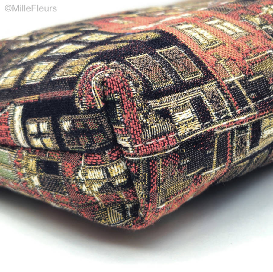 Schoudertas Handtassen Vlaamse Huizen - Mille Fleurs Tapestries