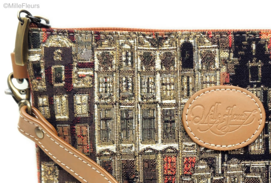 Schoudertas Handtassen Vlaamse Huizen - Mille Fleurs Tapestries