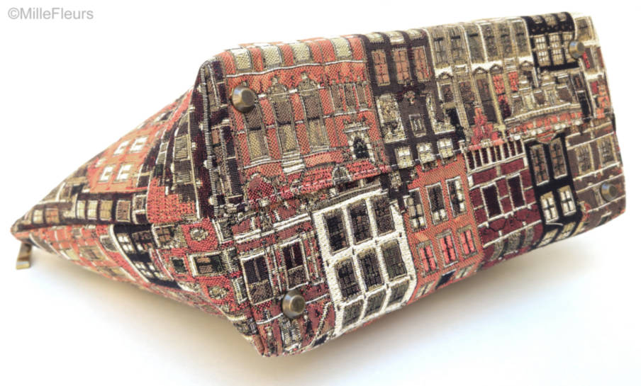 Handtas Handtassen Vlaamse Huizen - Mille Fleurs Tapestries