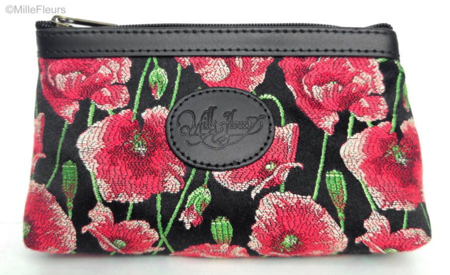 zip pouch Bags & purses Poppy Garden - Mille Fleurs Tapestries
