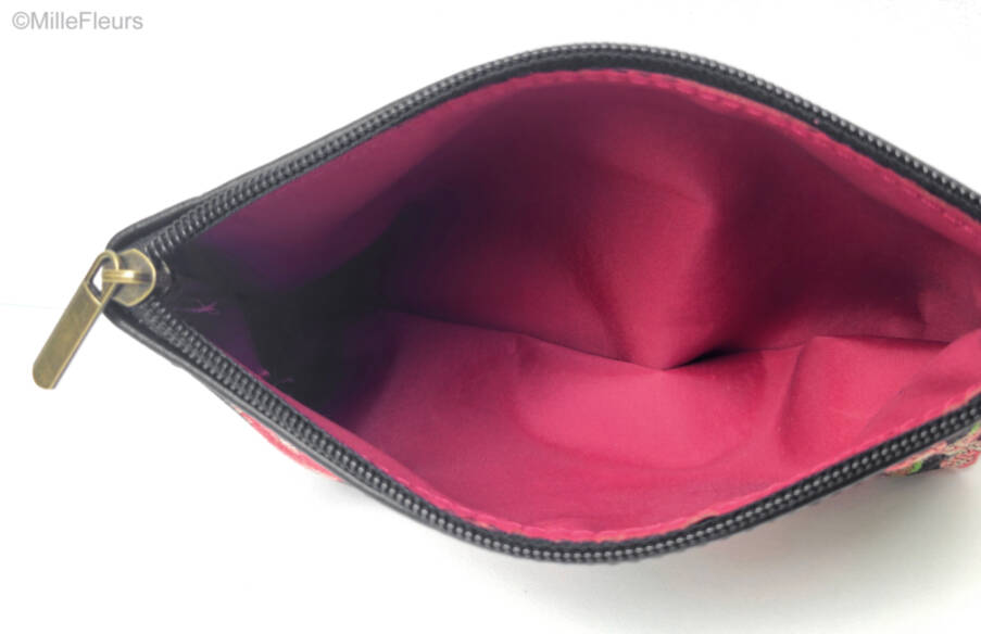 zip pouch Bags & purses Poppy Garden - Mille Fleurs Tapestries