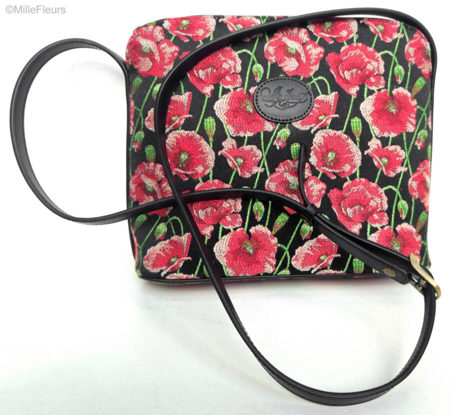 schoudertas Handtassen Tuin van Klaprozen - Mille Fleurs Tapestries