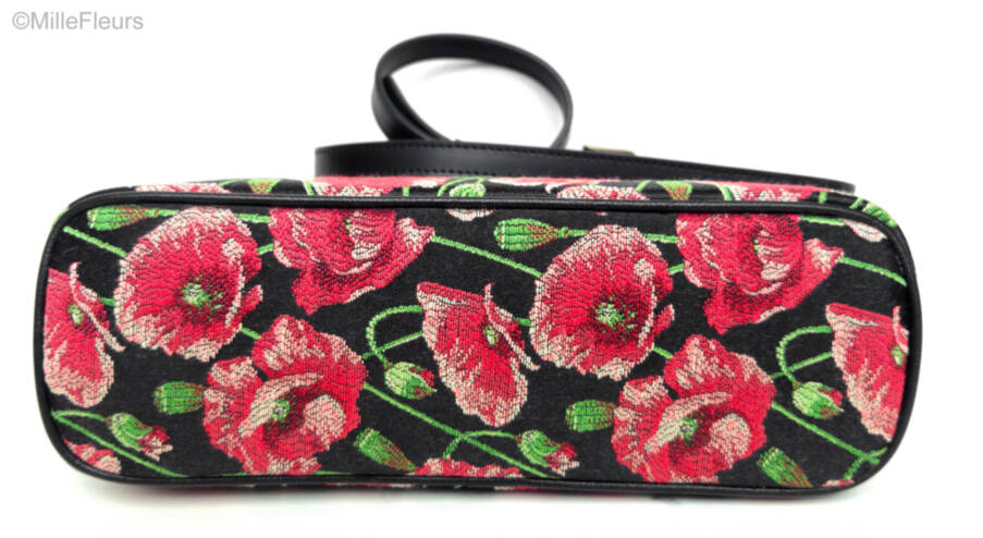 schoudertas Handtassen Tuin van Klaprozen - Mille Fleurs Tapestries