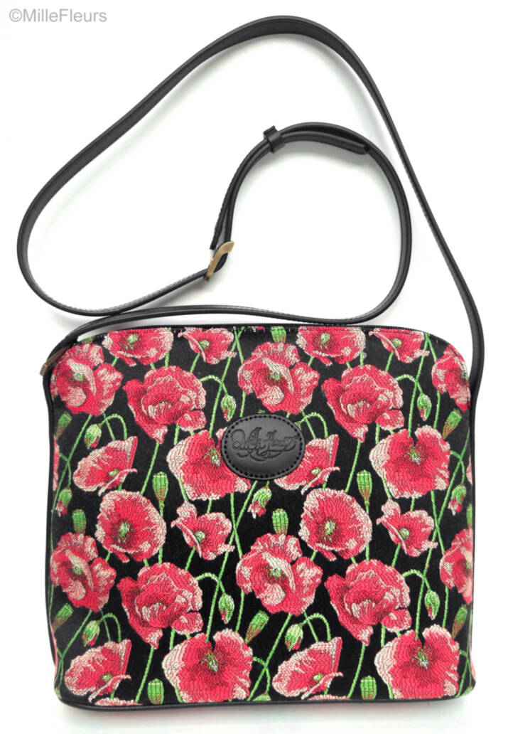 schoudertas Handtassen Tuin van Klaprozen - Mille Fleurs Tapestries