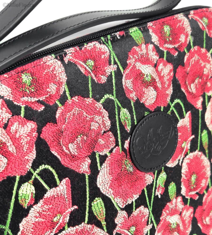 schoudertas Handtassen Tuin van Klaprozen - Mille Fleurs Tapestries