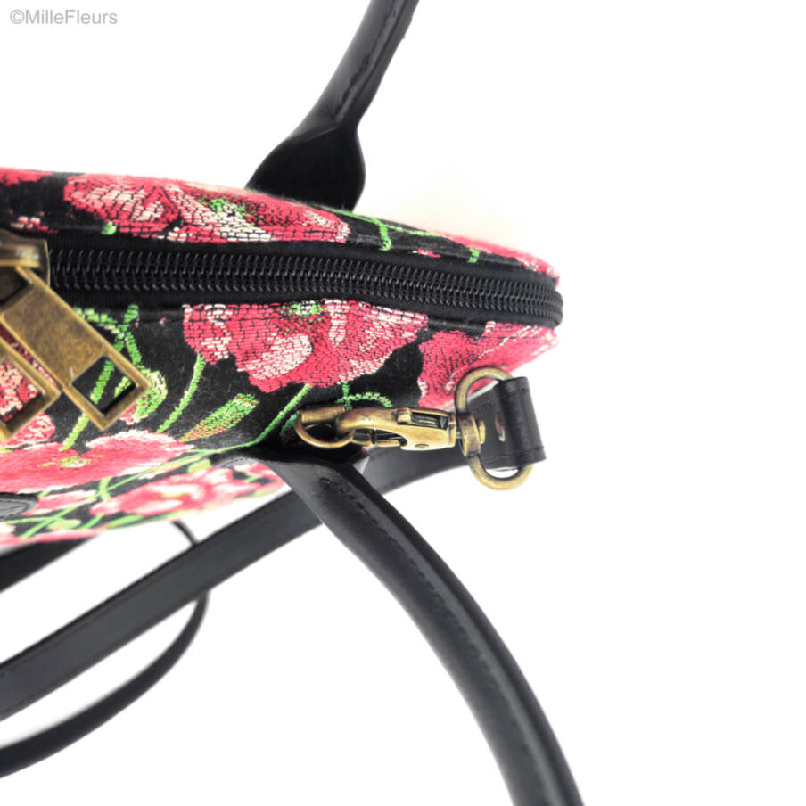 handbag with extra strap, beige Bags & purses Poppy Garden - Mille Fleurs Tapestries