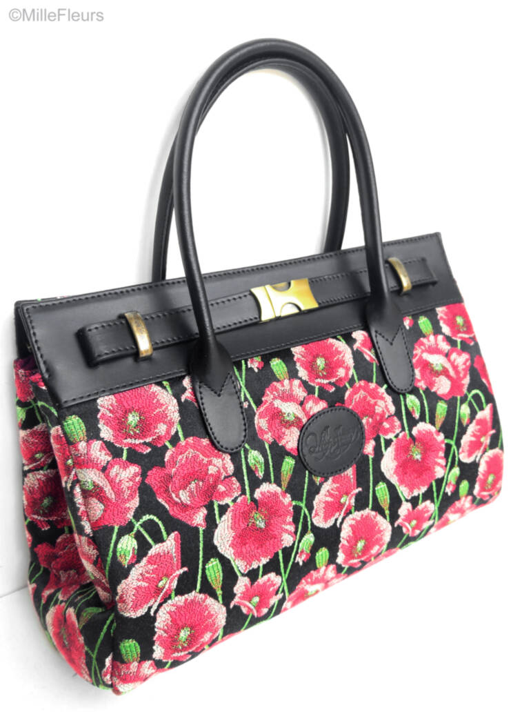 handbag with extra strap Bags & purses Poppy Garden - Mille Fleurs Tapestries