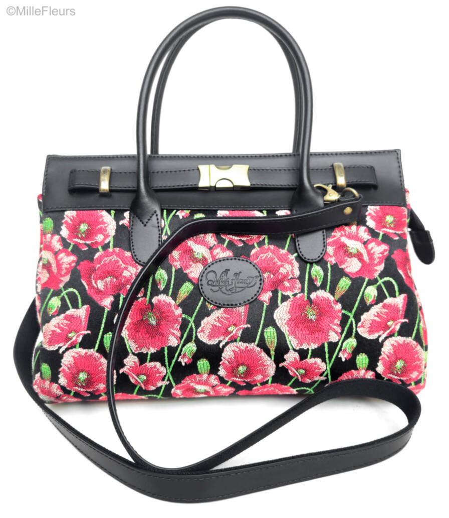 handbag with extra strap Bags & purses Poppy Garden - Mille Fleurs Tapestries