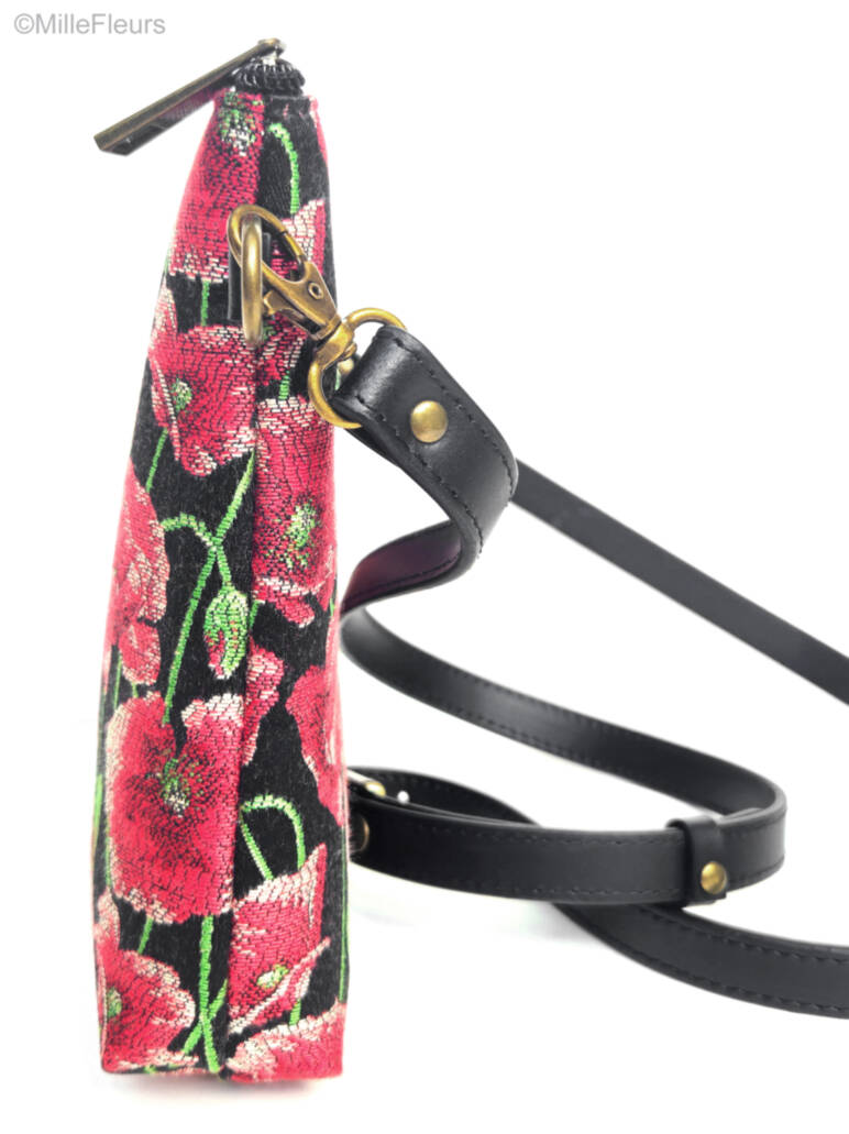 schoudertas Handtassen Tuin van Klaprozen - Mille Fleurs Tapestries