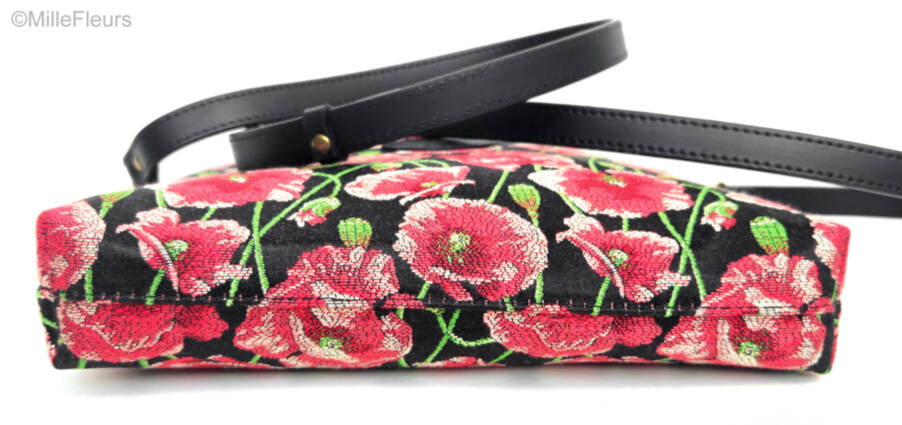 schoudertas Handtassen Tuin van Klaprozen - Mille Fleurs Tapestries