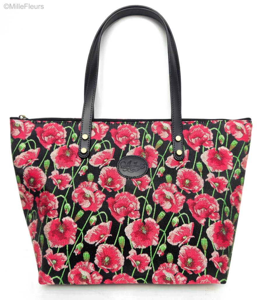 handtas Handtassen Tuin van Klaprozen - Mille Fleurs Tapestries