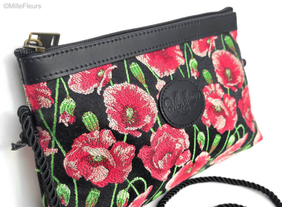 koordtasje Handtassen Tuin van Klaprozen - Mille Fleurs Tapestries