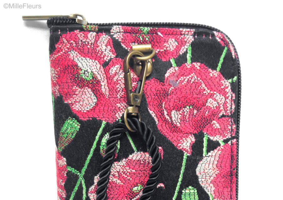 tasje met koordje Handtassen Tuin van Klaprozen - Mille Fleurs Tapestries