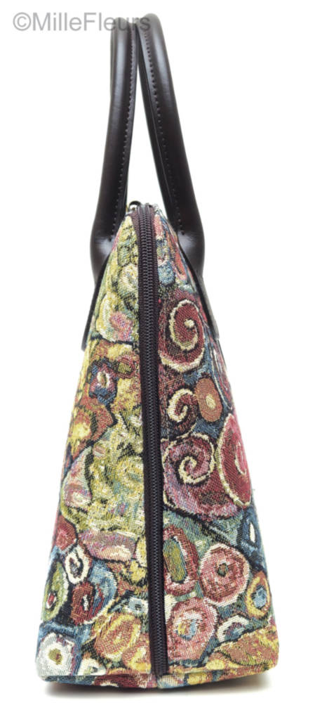 Handbag with extra strap Bags & purses Virgins (Gustav Klimt) - Mille Fleurs Tapestries