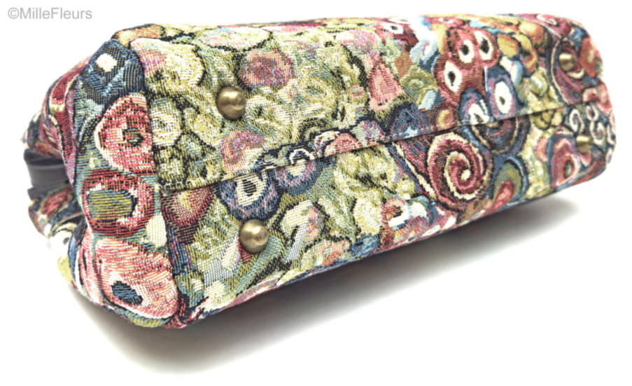 Handbag with extra strap Bags & purses Virgins (Gustav Klimt) - Mille Fleurs Tapestries