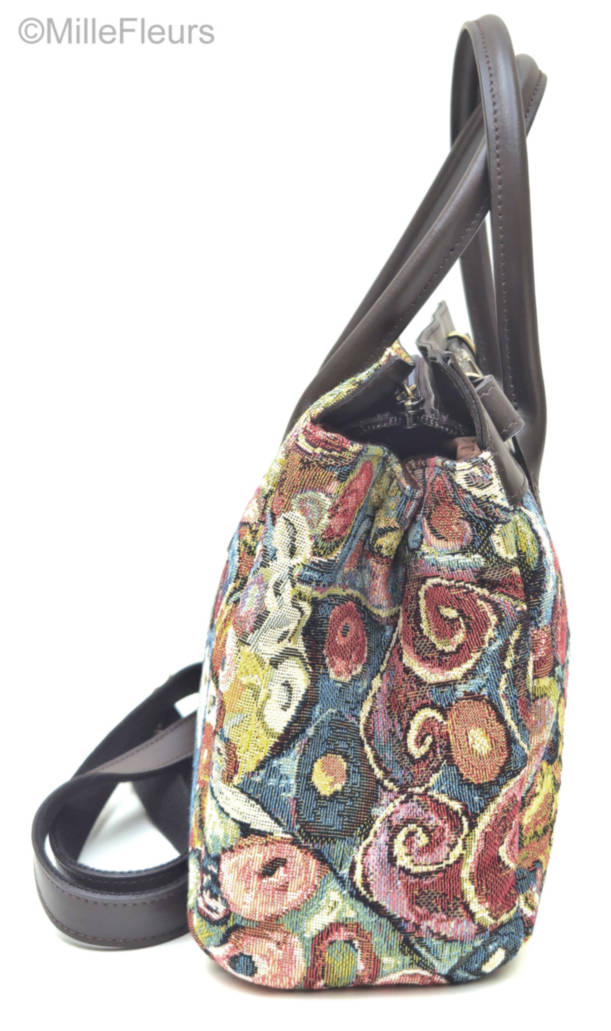 Handbag with extra strap Bags & purses Virgins (Gustav Klimt) - Mille Fleurs Tapestries