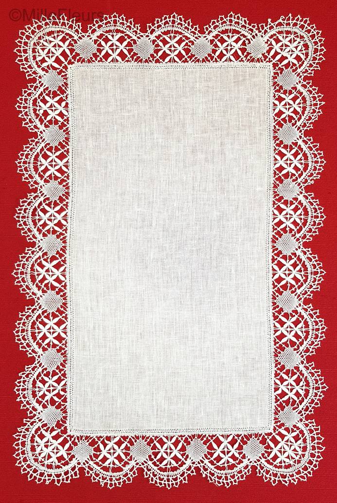 Rectangular Cluny Lace Cluny Lace - Mille Fleurs Tapestries