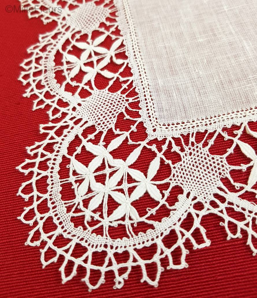 Rectangular Cluny Lace Cluny Lace - Mille Fleurs Tapestries