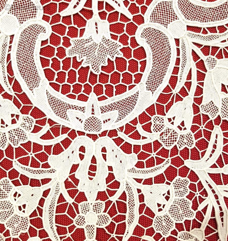 Chemin de Table rectangulair Accessoires Dentelles point de Venise - Mille Fleurs Tapestries