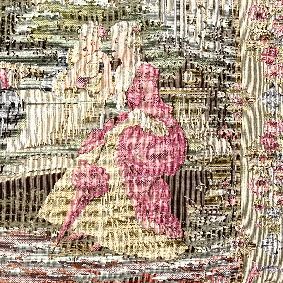 François Boucher Housses de coussin Chefs-d'œuvre - Mille Fleurs Tapestries