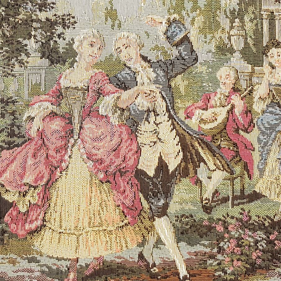 François Boucher Housses de coussin Chefs-d'œuvre - Mille Fleurs Tapestries