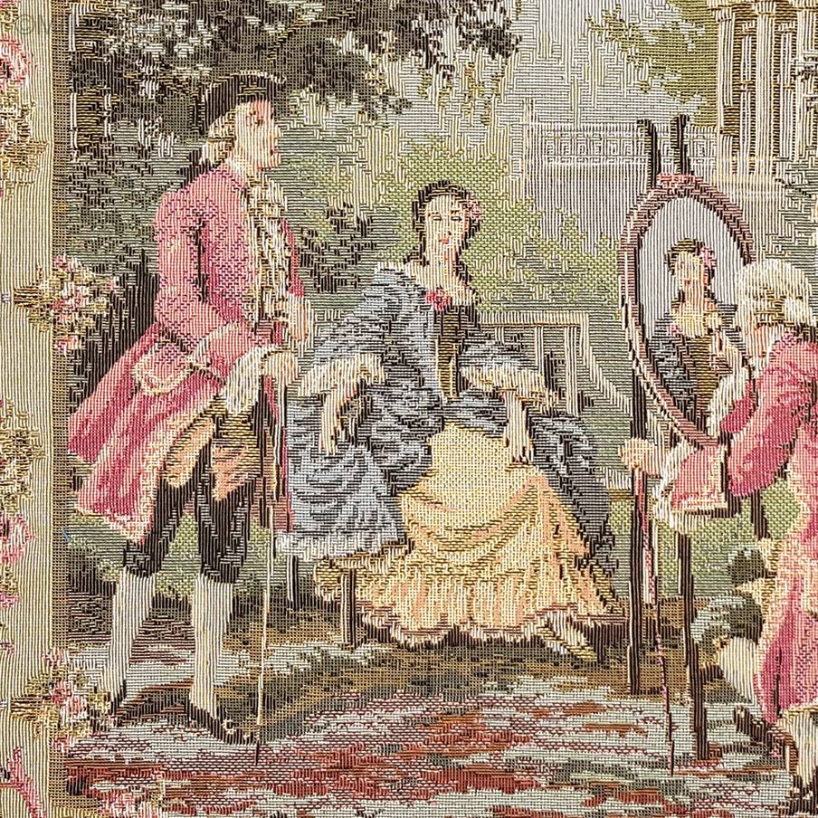 François Boucher Housses de coussin Chefs-d'œuvre - Mille Fleurs Tapestries