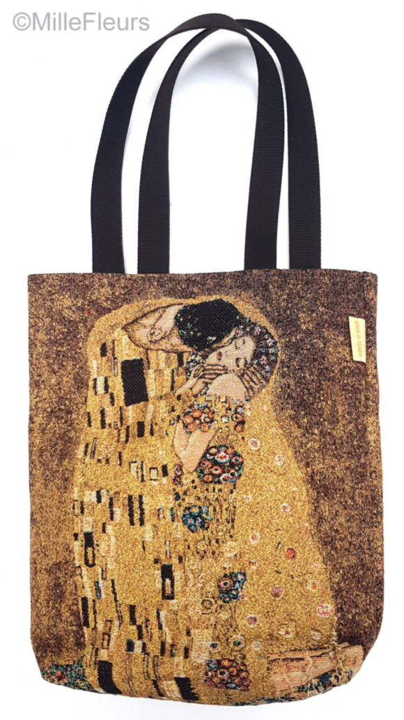 De Kus (Klimt) Shoppers Gustav Klimt - Mille Fleurs Tapestries